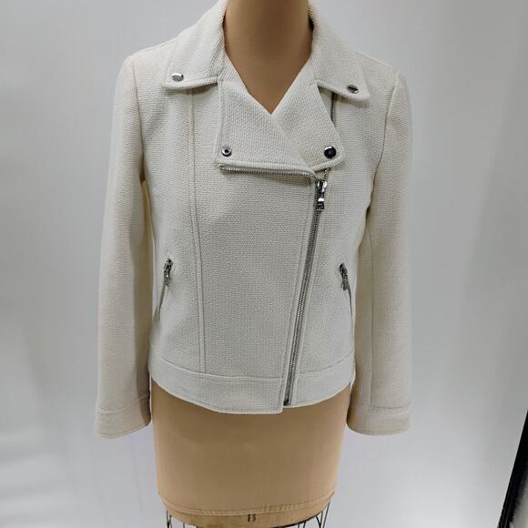 Ann Taylor Moto Jacket Size 4 - Picture 6 of 16